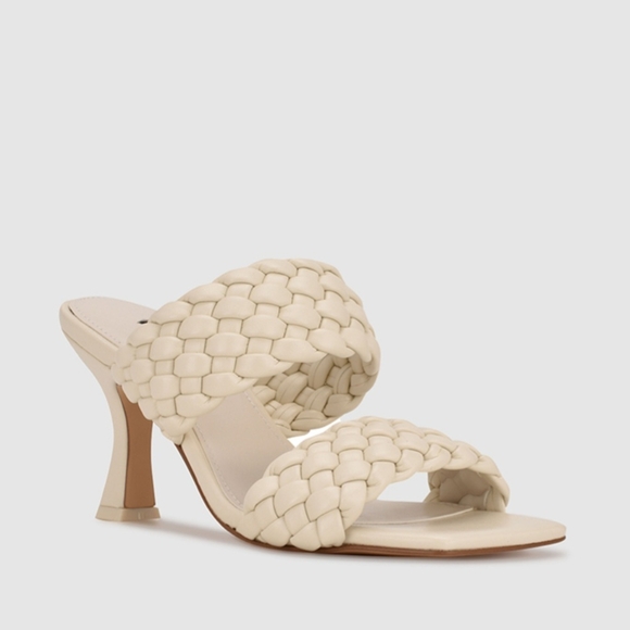 Nine West Shoes - Nine West Hasnot3 Elegant Cream Women's Heeled Sandals